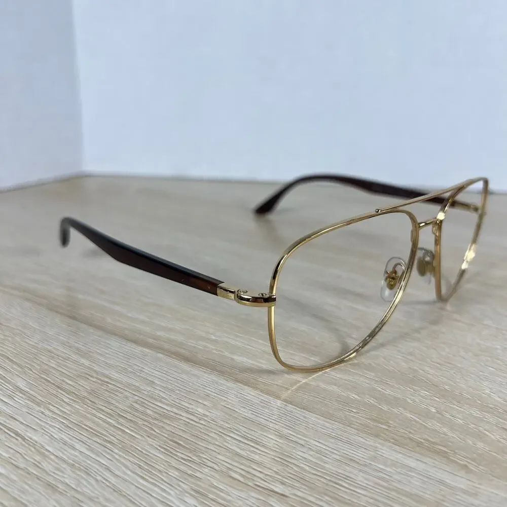 Ray-Ban RB3683 001/51 Sunglasses Frames ONLY Gold Brown 56-15-135 Italy